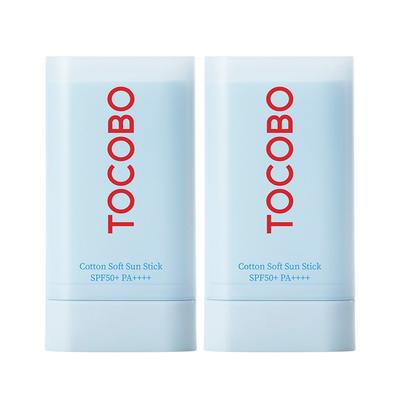 Cotton Soft Sun Stick 19g SPF50+ PA++++, 19g, 2 Pieces