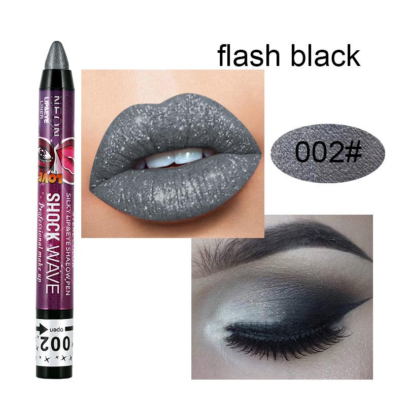 36 farbe Lidschatten Stift Lippenstift Wasserdicht 2-in-1 Lidschatten Stick Set