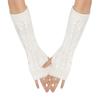 Cable Knit Fingerless Arm Warmers - Thick Winter/Autumn Long Gloves