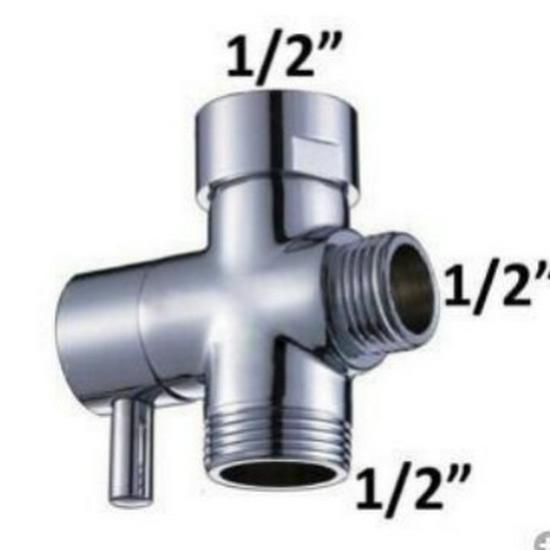 Dual Angle Valve Bidet with High-Pressure Spray Gun for Bathroom & Toilet