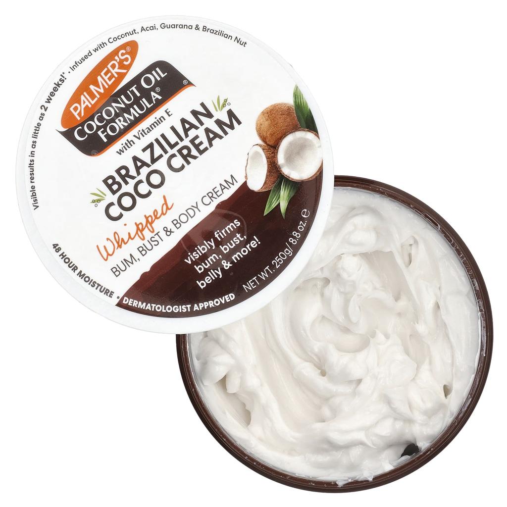 Palmer's, Coconut Oil Formula® mit Vitamin E, brasilianische Kokoscreme, Schlagsahnegeschmack, 8,8 oz (250 gr)