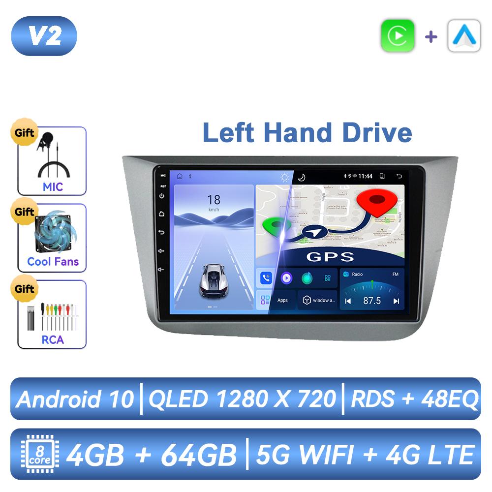 Car Radio For Seat Altea XL Toledo 2004 - 2015 Android Multimedia Video Player Navigation GPS Carplay Touch Screen Auto Stereo Intelligent Systems