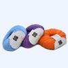 6-Pack Premium Combed Cotton Yarn for Crochet & Knitting - 100% Soft Hand Knitting Yarn, 50g/Skein 125m/Skein, Smooth Craft Yarn for DIY Home Projects