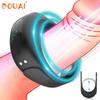 Sexy Toys Cockring Vibrator Watch Design Penis Cock Ring On for Man Rechargeable Adjustable Penisring Sex Toys for Men Gay