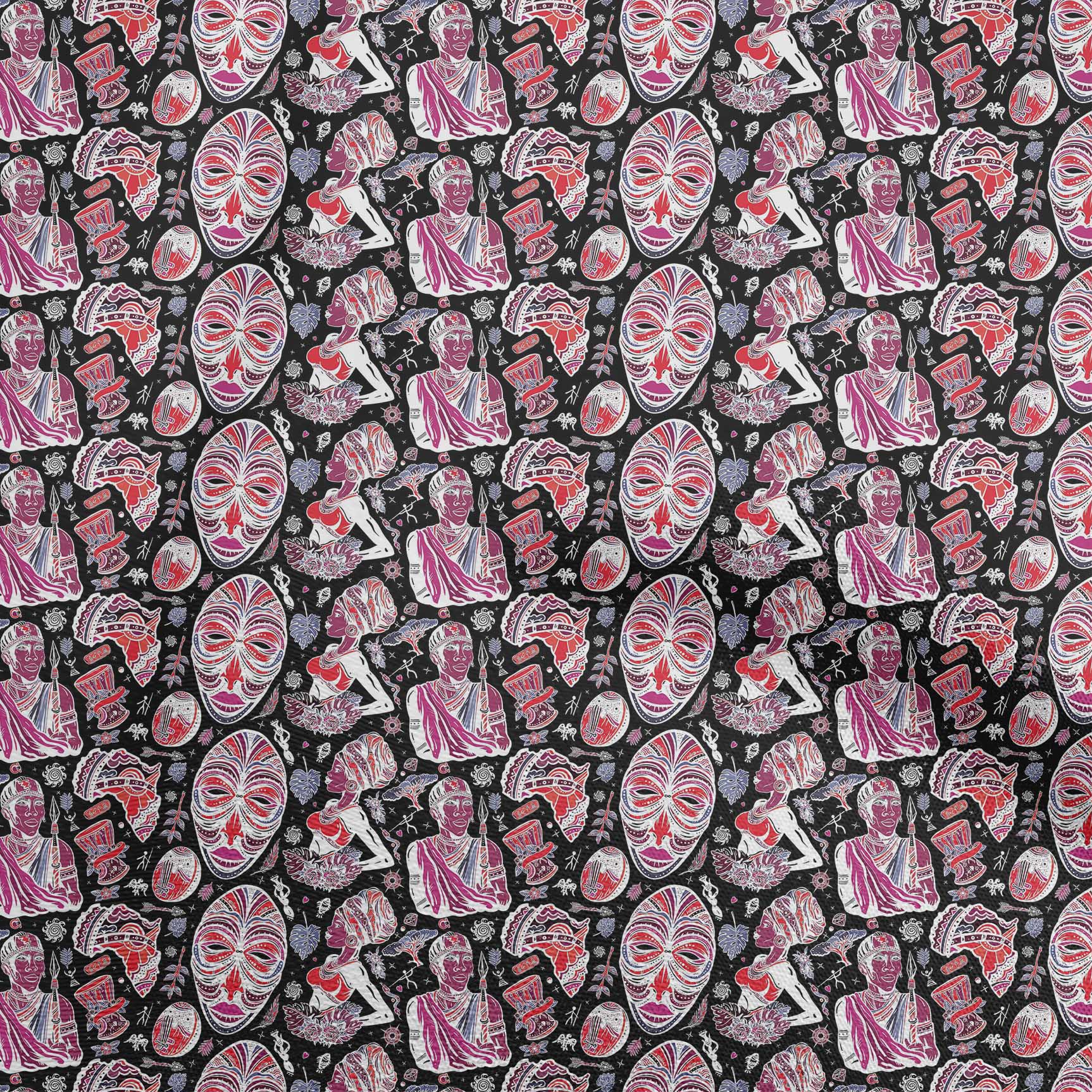 

OneOone Cotton Flex Gamboge Yellow Fabric Африканська швейна тканина з принтом The Yard 40 дюймів 42InchWide-ViscoseChiffon червоний