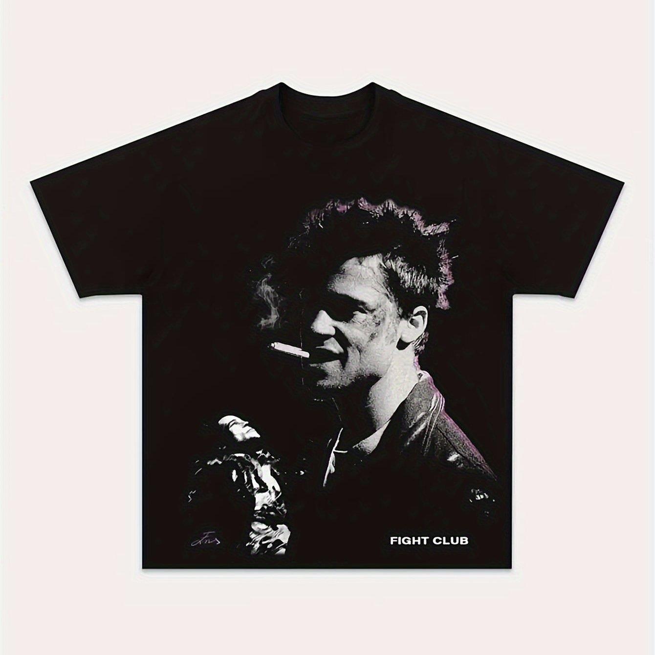 

Fight Club Movie Fan Tshirt Printed Mens Tshirt Summer Unisex Casual Tshirt as the picture14247