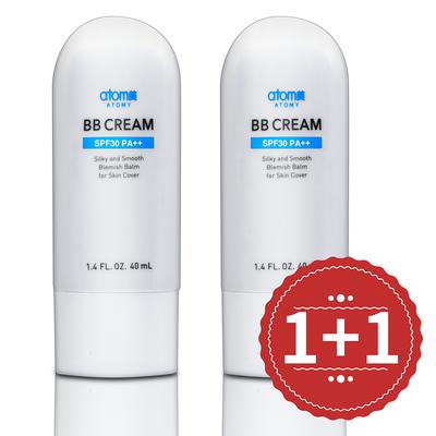 1+1 Premium BB Cream, White, 1 Set, 40ml
