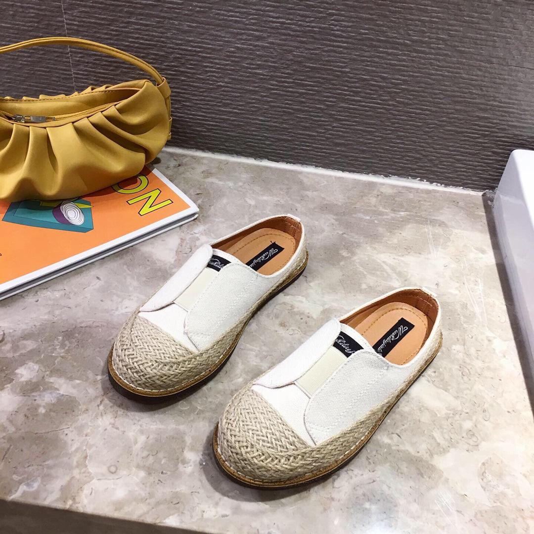 

Fashion Stretch Slip On Espadrilles Slippers Women Fabric Cloth Fisherman Shoes Ladies Pantuflas Mules Femmes Beach Slides Flats Sandals 35 абрикосовый