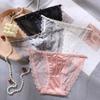 Bow Underwear for Women Low Waist Mesh Briefs Summer Lace Panties  Lady