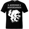 Satanic Warmaster Black Heavy Metal Short Sleeve Men Pure Cotton Tee Casual Vintage Tops Harajuku Streetwear Leisure T-shirt