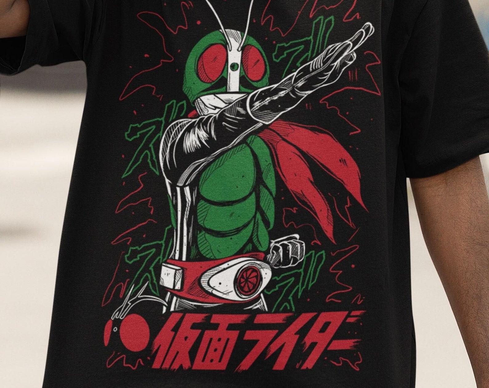 Kamen Rider! Japanese Tokusatsu Science Fiction Hero TV Show Character Tshirt M
