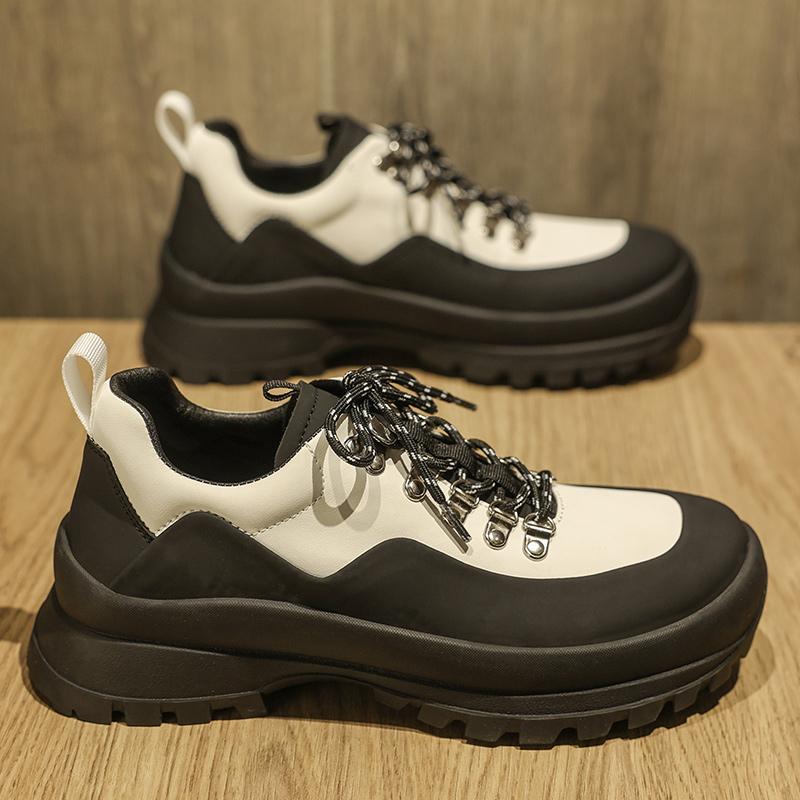 Fashion All-match Men Casual Shoes Handmade Mens Breathable Sneakers Lace-Up Men's Vulcanize Footwear New Arrival Walking Shoes for Men
