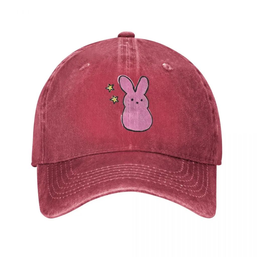 Lil Peep Bunny Unisex Baseball Caps Rap Distressed Washed Hats Cap Fashion Outdoor Activities Snapback Hat