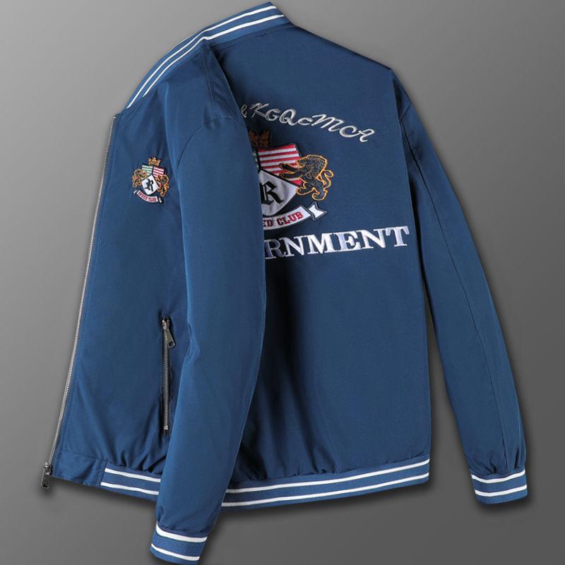 Men's Jacket Spring and Autumn Youth Large Size Versatile Handsome Thin Jacket Casual Trend Autumn