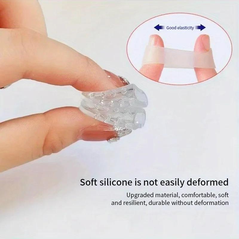 50Pcs Silicone Finger And Toe Protectors Breathable Gel Finger Caps Odorless Finger And Toe Covers For Men And Women Anti-friction Finger Tubes