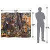JQ Licensing Jg-Jp Silky Forest Animals Supersoft Blanket