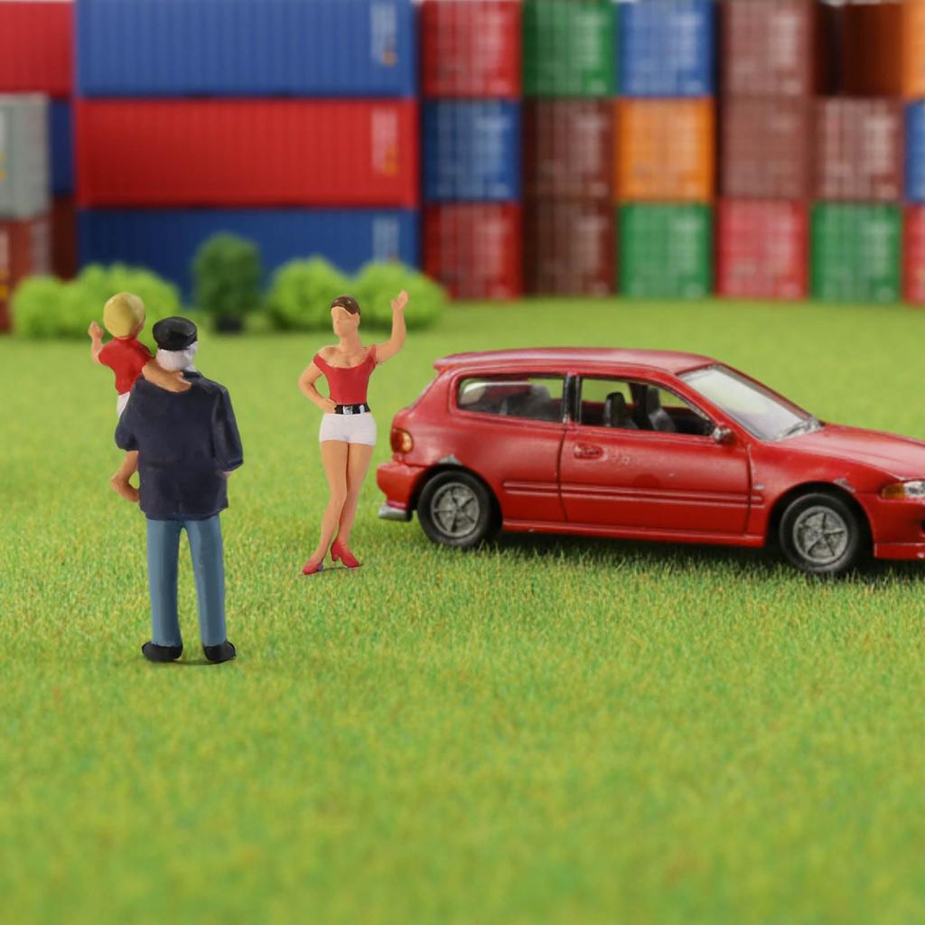 Set of 30 Scale Diorama Figures Painted for Railway Building and 143 (human Figures, Figures) Models, Models, Dioramas.