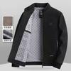 Spring and Autumn Men's Stand-Up Collar Men's Dad Chenier Jacket Loose Casual Jacket Top Business