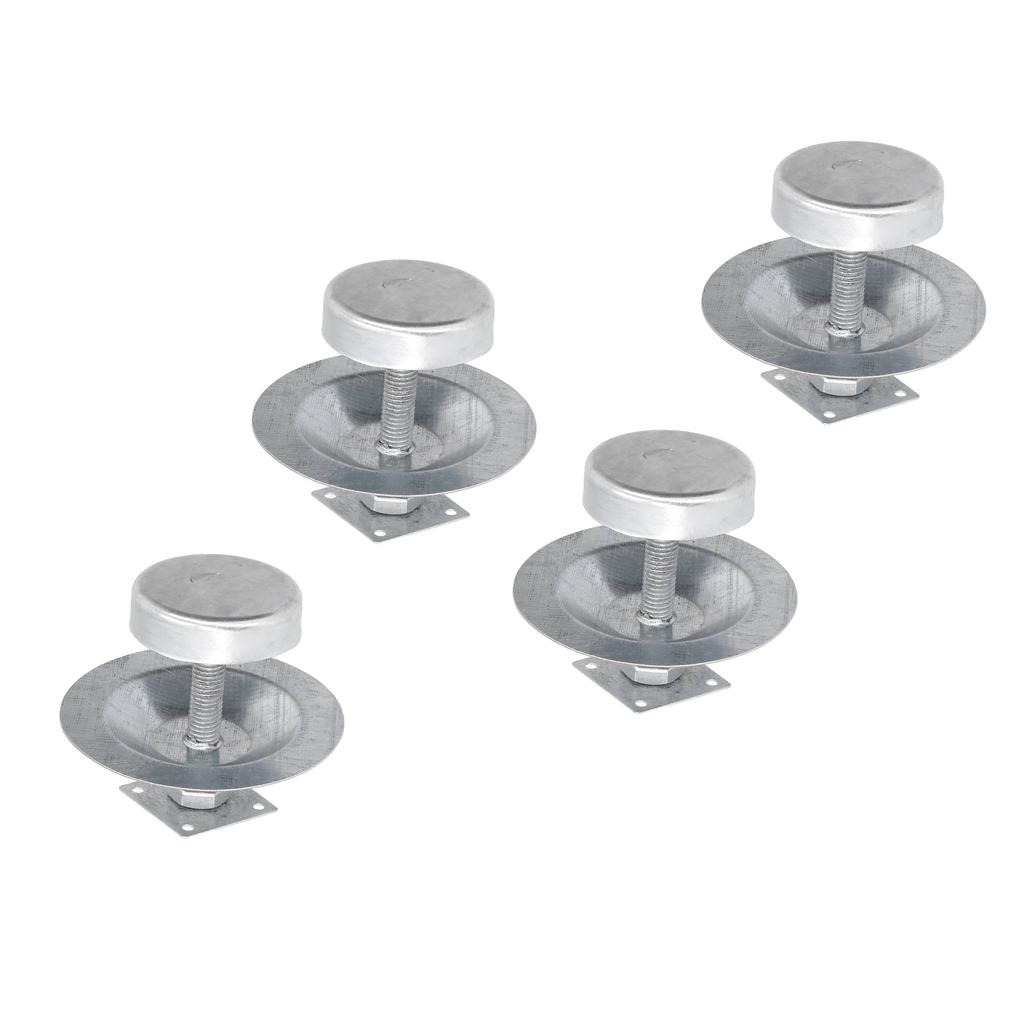 4Set Ant Proof Hive Feet Stainless Steel Beehive Base Beekeeping Beehive Stand for Beekeeper