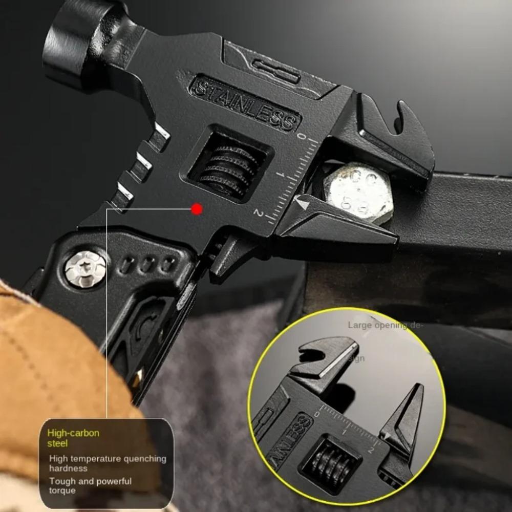 Nowy wielofunkcyjny klucz młotek nóż szczypce Outdoor Camping narzędzie survivalowe narzędzie oszczędzające pracę nóż wielofunkcyjny ze stali nierdzewnej