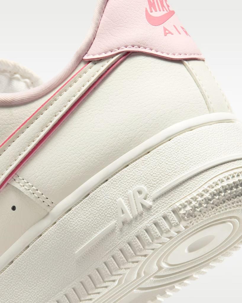 IO4226-104 Nike Air Force 1 Low 07 Sail Peony Pink (Women's)