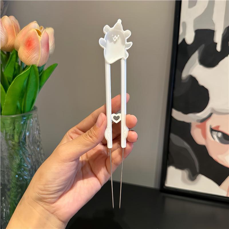 Professional Pastry Tool Set: Bead Tweezers, Puzzle Spatula, Needle Pen, and Bead Roller