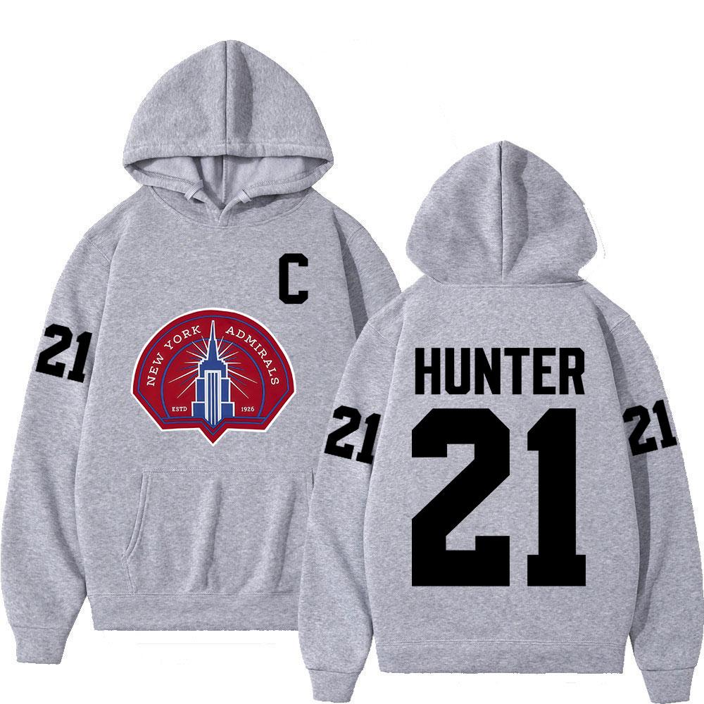 Heated Rivalry Scott Hunter 21 New York Admirals Hoodies Men's Women Hip Hop Fashion Sweatshirts Casual Long Sleeves Pullovers