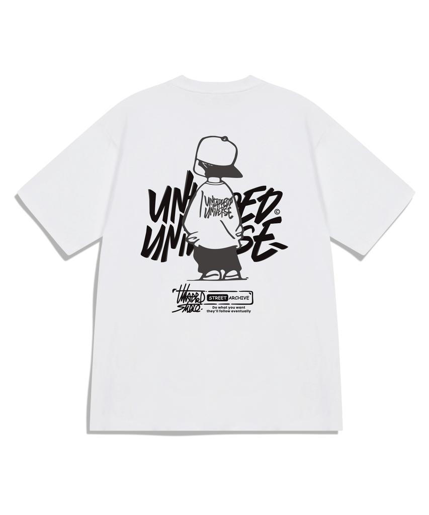 UNTAPPED STUDIO Urban Youth Pure Cotton Oversized Short Sleeve T-Shirt 8 Colors (Type A)
