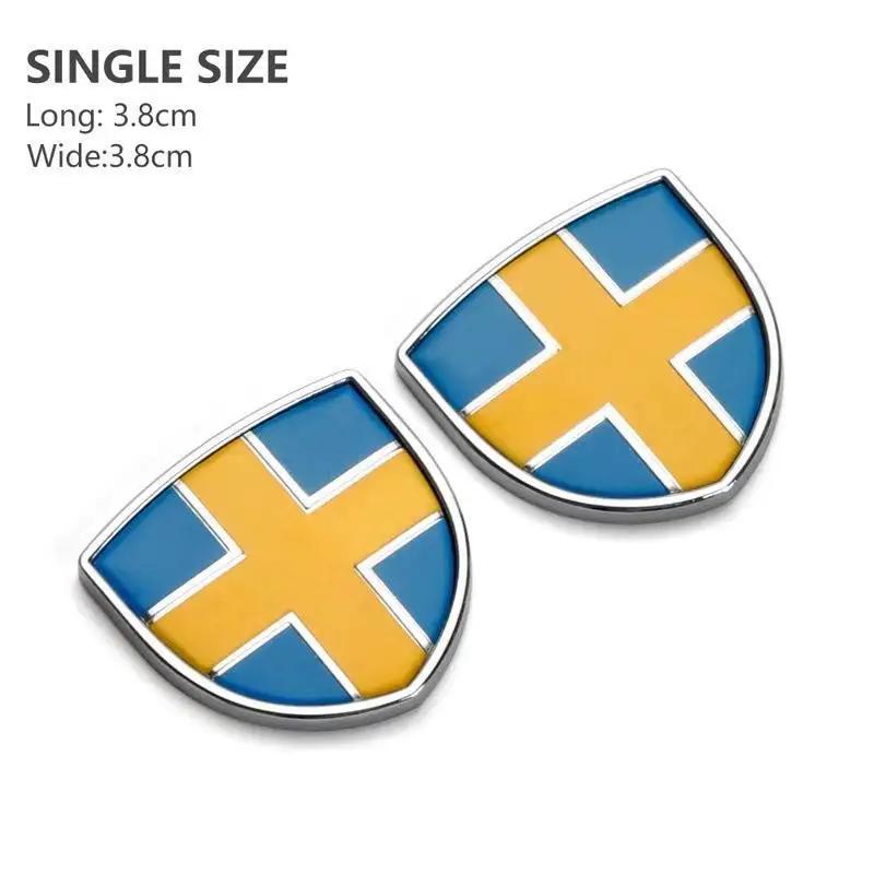 Car Side Logo Sticker Decoration Accessories For Volvo Rdesign Polestar AWD V50 S60 XC60 S40 XC40 XC90 V60 S80 S90 V90 V70 T6 T8