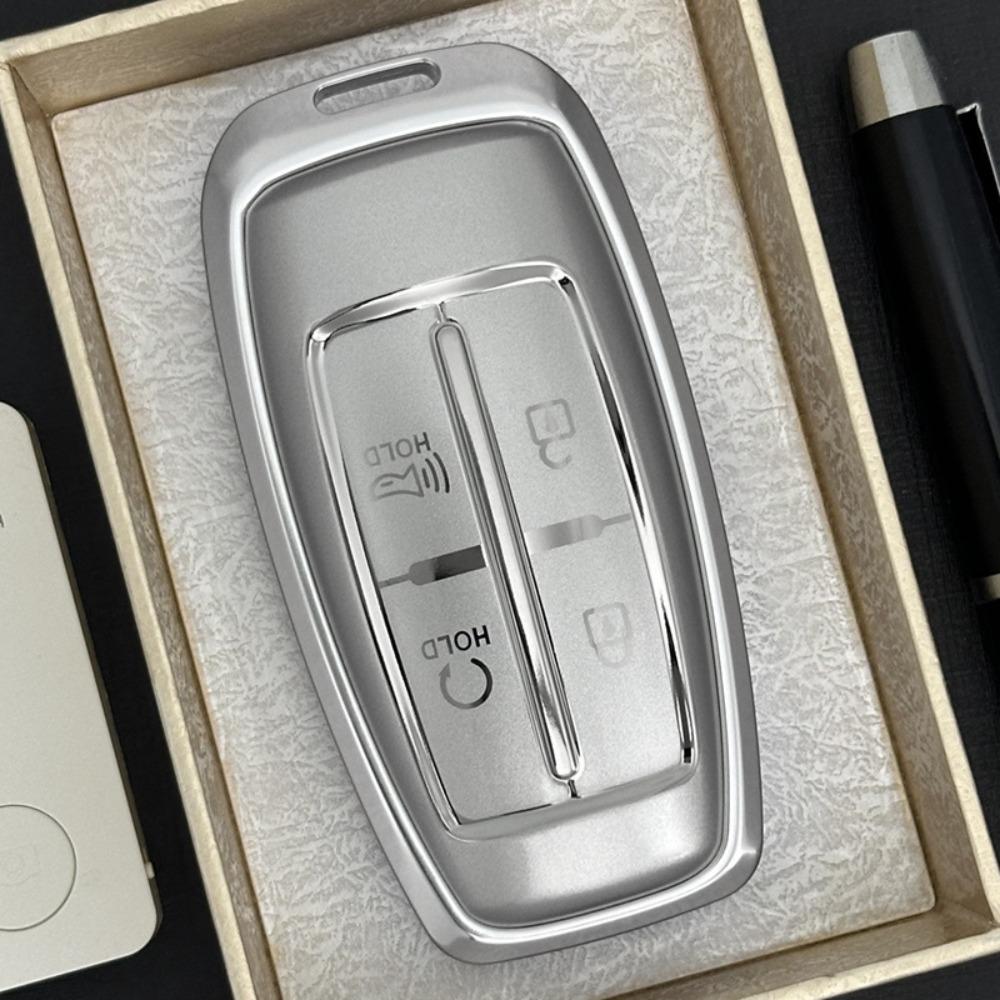 Hliníková kovová krytka pouzdra na klíče od auta pro luxusní vozidla Hyundai Genesis GV70 GV80 GV90