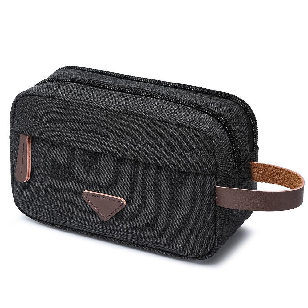 Canvas Bag Portable Toiletries Clutch Bag Portable High Quality Storage Bag Women'S Nail Bag