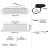 Doppelter Hot Rail Humbucker Single-Coil-Größe Gitarren-Humbucker-Tonabnehmer
