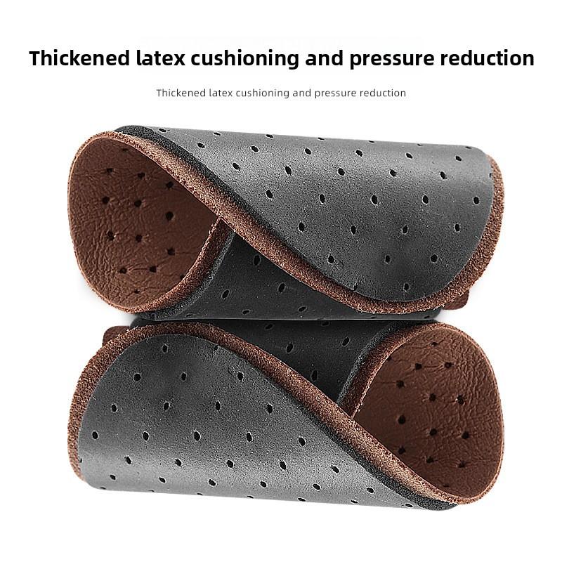 Pointed Leather Forefoot Pad, High Heels, Soft Shock-absorbing Half-size Pad, Soft Anti-wear Invisible Anti-slip Forefoot Pad for Men and Women