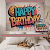 Party Backdrop Flat Pcgraffiti Style Basketball Brick Photo Booth Decor Front Door Decor