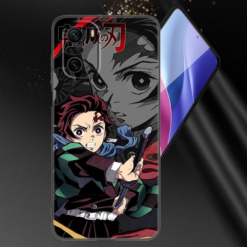 Anime Demon Slayer Kamado Tanjirou Phone Case For Xiaomi Mi POCO X3 NFC GT M4 M3 12 11T 10T Pro A3 11 Lite NE 5G 12X 11i F3