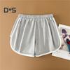 Anti-Pilling-Damenhose mit elastischem Bund, modische Sommershorts mit weitem Bein