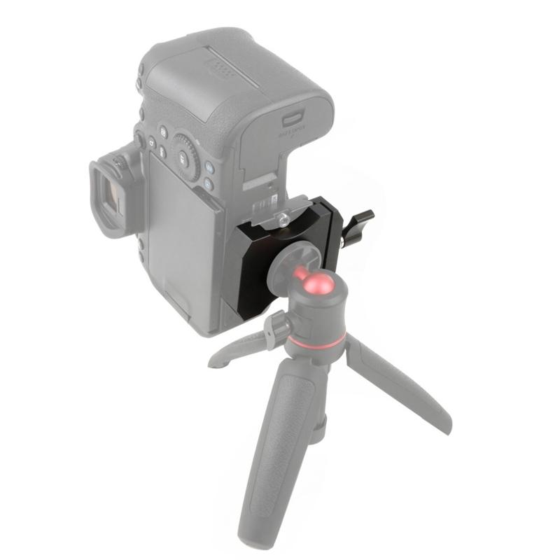 Quick Release Clamp Adapter Aluminium Alloy 3/8 To 1/4 Screw Mount Adaptor for Ballhead Tripod SLR Cameras
