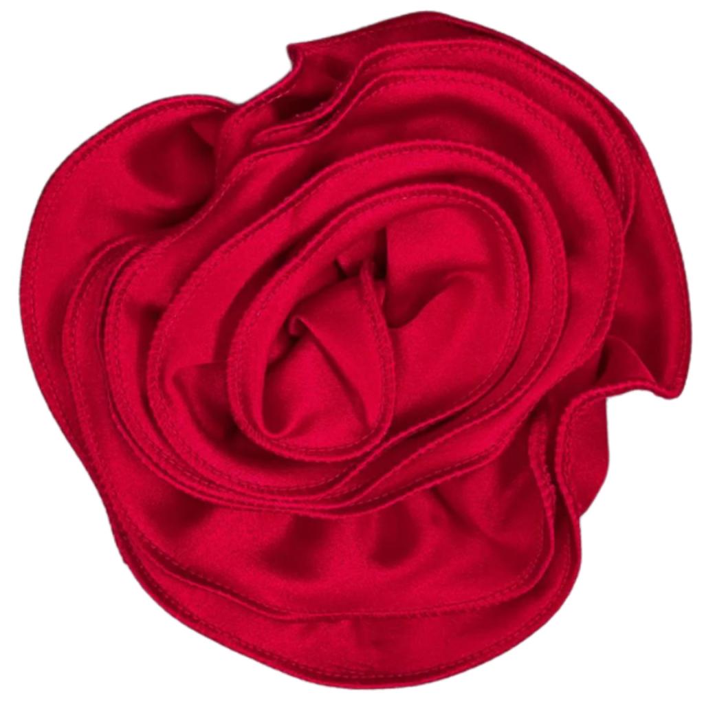 Handmade Flower Appliques Silk Flower Brooch Craft Dance Costume Decors Large 3D Flower Patches Clothing Sewing Ornament