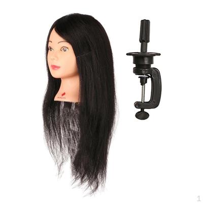 Hairdressing Braid Perm Styling Doll + Clamp