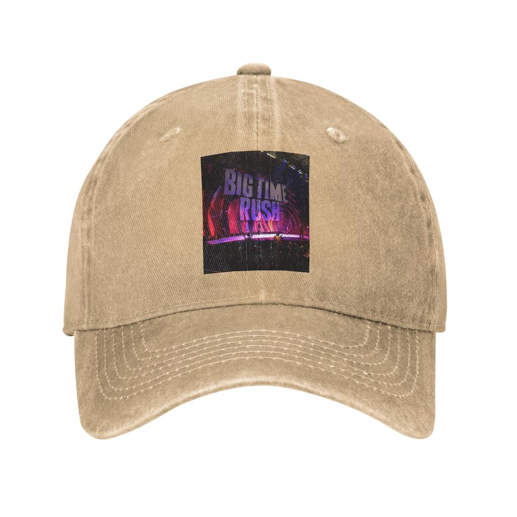 Big Time Rush BTR Band Music Washed Denim Cap Casual Baseball Caps Adjustable Hat Summer Unisex Baseball Hats