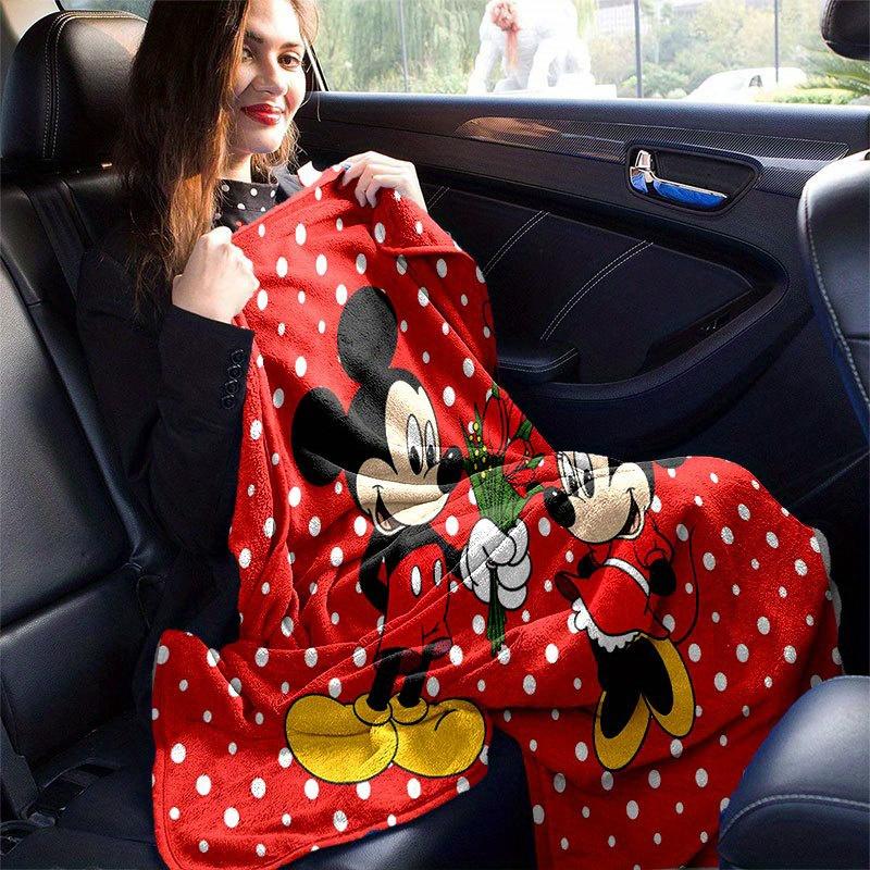 Coperta Cartone Animato di Topolino e Minnie: Adorabile, Caldo e Perfetto per la Decorazione della Casa Soggiorno, Viaggio e Tutte le Stagioni