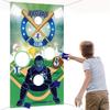 1 Stück, Baseball-Wurfspiele mit 3 Sandsäckchen, Indoor-Outdoor-Sandsäckchen-Wurfspiel für Sport-Mottoparty-Dekorationen Zubehör
