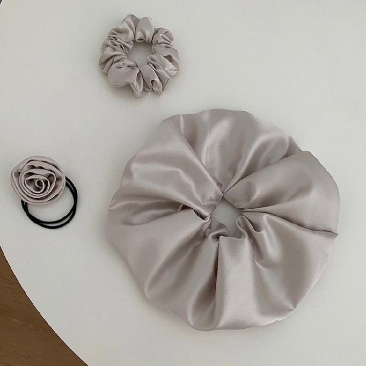 Princess Scrunchies Ribbon Hair Tie Silky Scrunchies Cute Rosettes Hair Holder