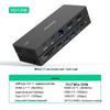 8K 30Hz Type-C Docking Station with Multi-Screen Display, HDMI 2.1/DP 1.4, Laptop Expansion Dock & USB Splitter