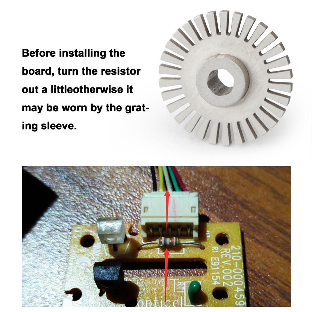 Aluminum Alloy 30 Slot Steering Wheel Optical Encoder For Logitech Driving Force GT /New G27 Game Car Steering Wheels Systems