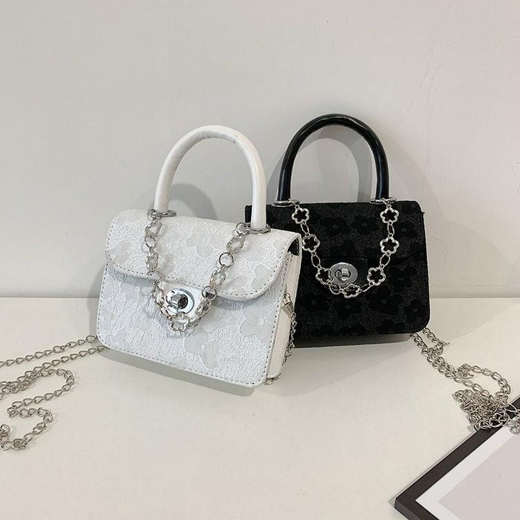 Stylish Jacquard Design Large-capacity Women's Shoulder Bag Korean Trend Simple And Chic Small Square Bag