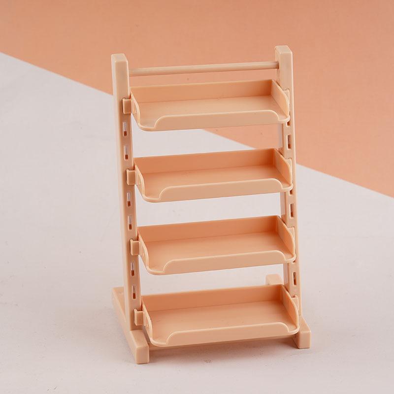 1Pcs Doll House Mini Furniture Decoration Accessories 1/12 Dollhouse Supermarket Display Shelf Bread Rack Flower Stand Model