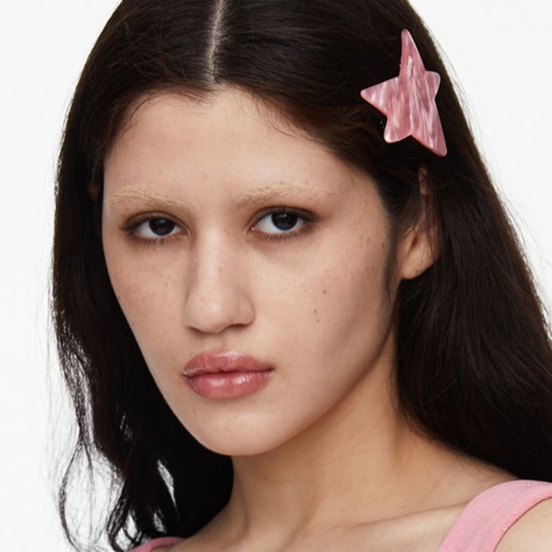 LOTS YOU lotsyou_Twinkle Twinkle Big Star hairpin Pink