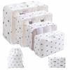 8-Piece Travel Clothing Storage Bag Set