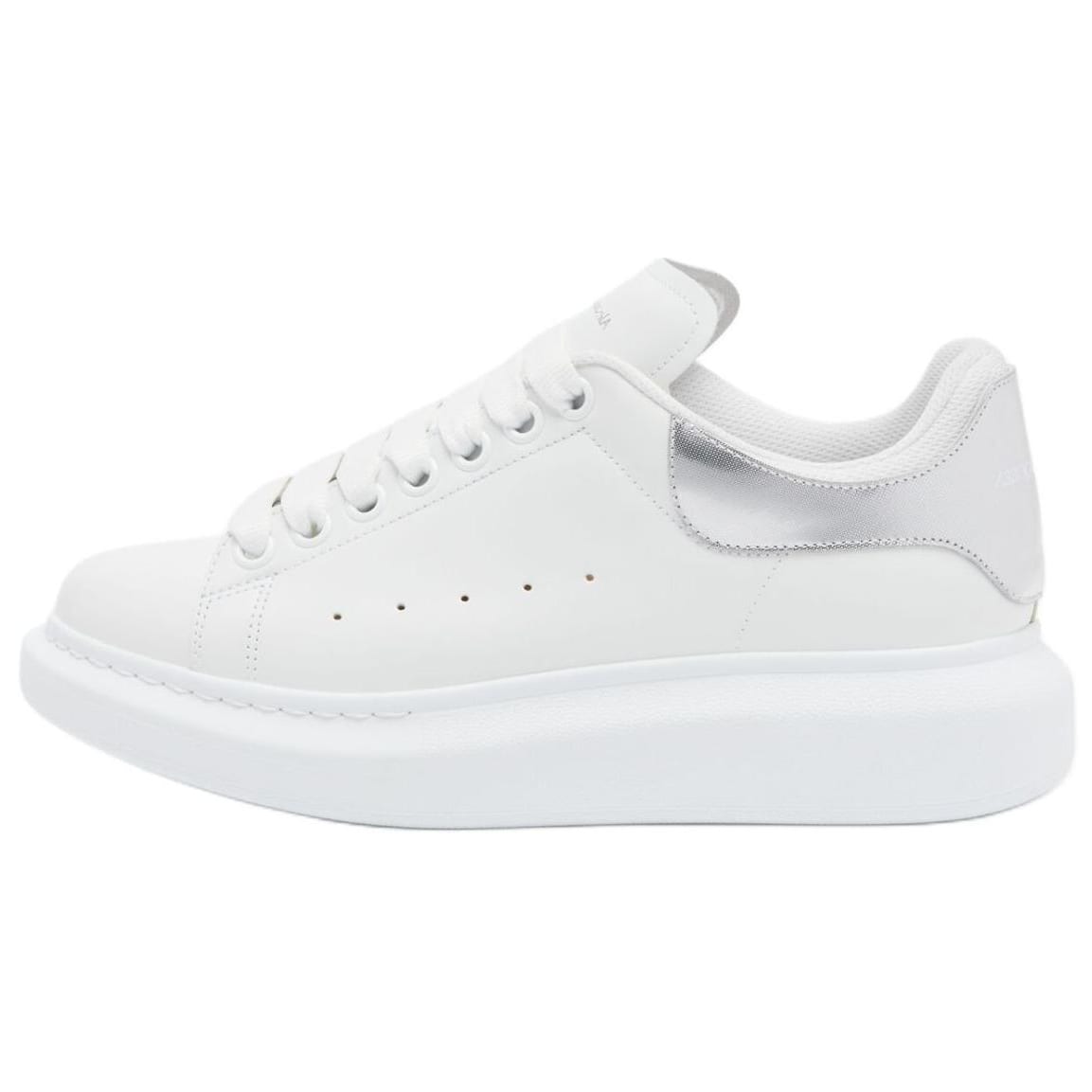 Alexander McQueen Pārliekušs Balts Sudrabs Sieviešu